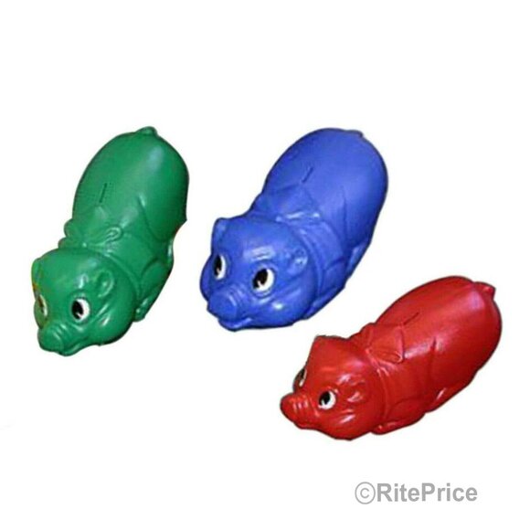 11" Plastic Piggy Banks Saving Money Fun Way Tuff Pigs - Assorted Color (3 Pack) - Picture 2 of 9